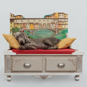 letto di lusso in legno firenze